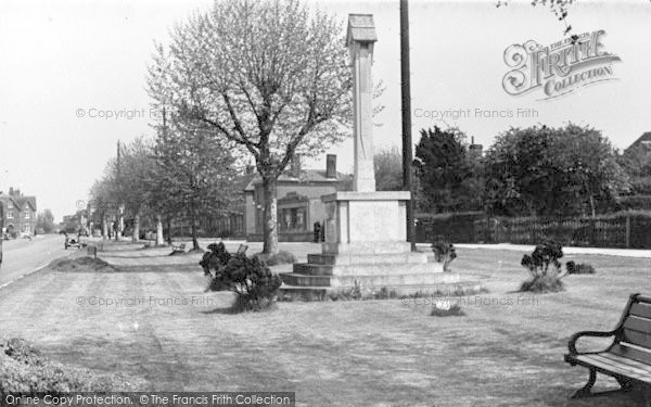 Photo of Tenterden, The Green And War Memorial c.1950