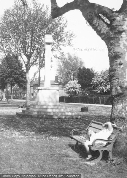 Photo of Tenterden, The Memorial c.1955