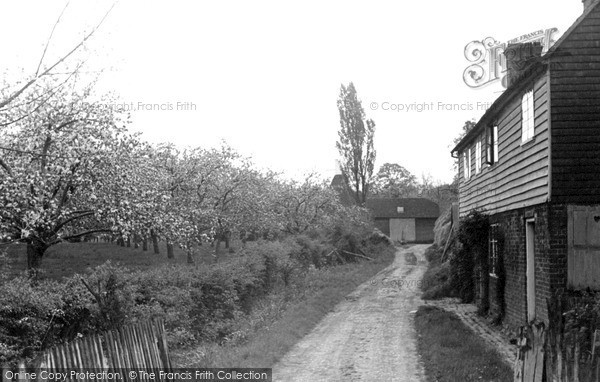 Photo of Tenterden, Typical Kent Orchard Cottage And Oast House c.1950
