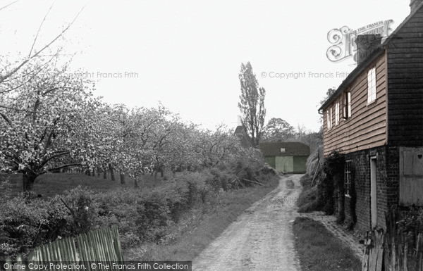Photo of Tenterden, Typical Kent Orchard Cottage And Oast House c.1950