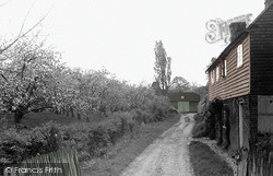 Typical Kent Orchard Cottage And Oast House c.1950, Tenterden