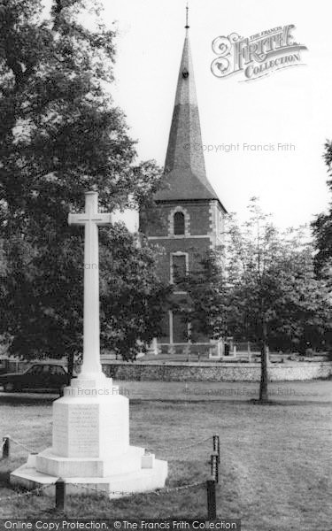 Photo of Terling, All Saints Church And Memorial c.1965
