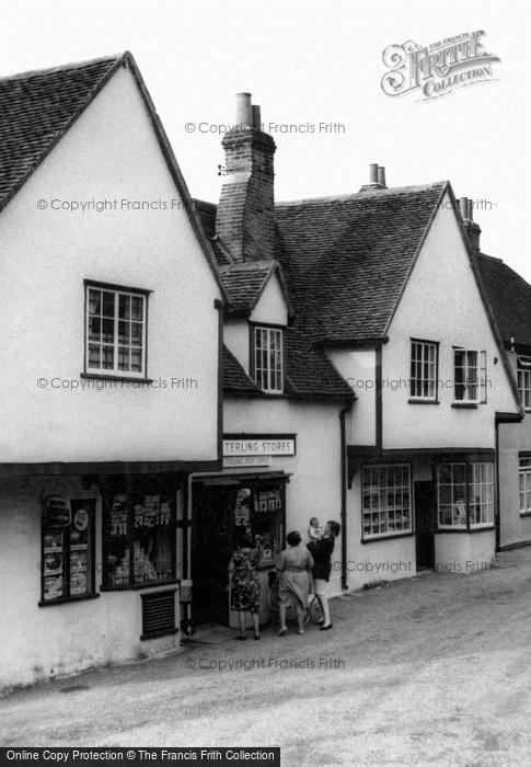 Photo of Terling, Post Office And Stores c.1960