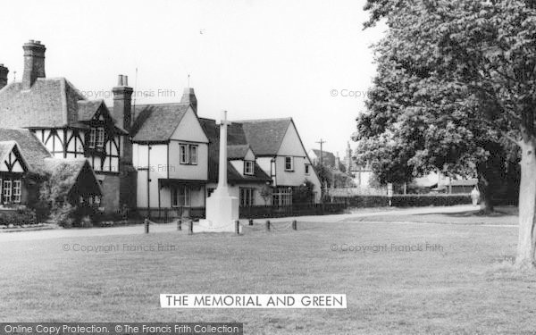 Photo of Terling, The Memorial And Green c.1965