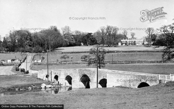 Photo of Teston, Barham Court And The Bridge c.1955