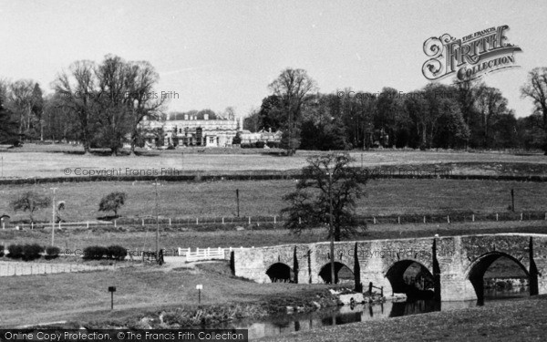 Photo of Teston, Barham Court From The River  c.1955