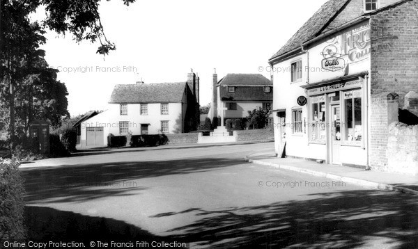 Photo of Teston, Post Office And Memorial c.1960