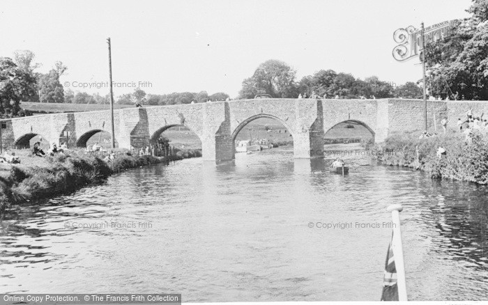 Photo of Teston, The Bridge c.1955
