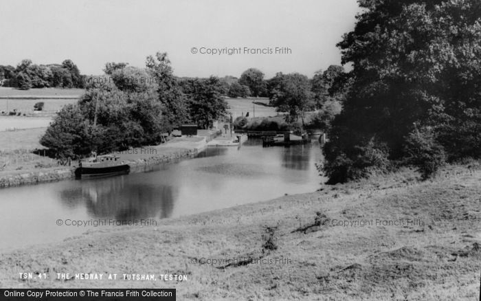 Photo of Teston, The Medway At Tutsham c.1965