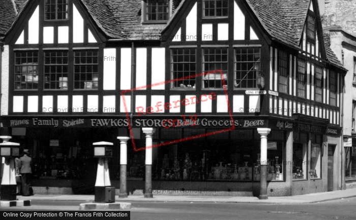 Photo of Tetbury, Fawkes Stores, Long Street Corner c.1955