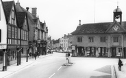 Long Street And The Market House c.1965, Tetbury