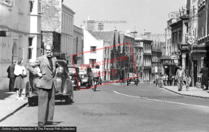 Photo of Tetbury, Long Street c.1950