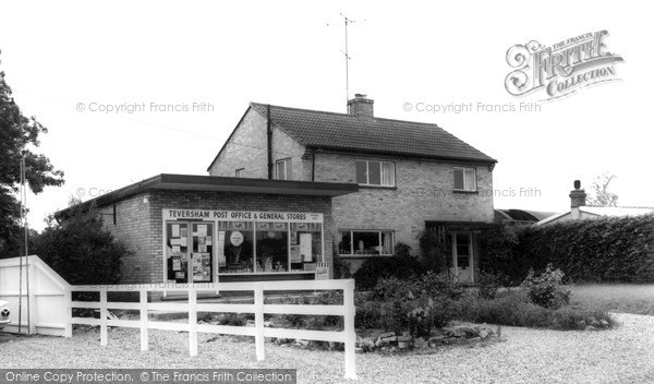 Photo of Teversham, Post Office Corner c.1965