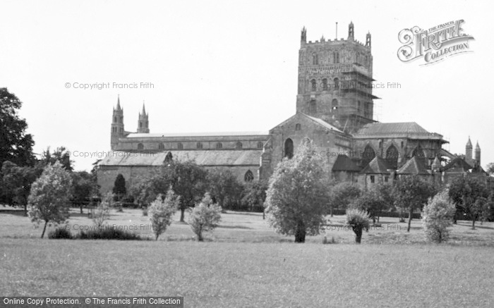 Photo of Tewkesbury, Abbey 1938