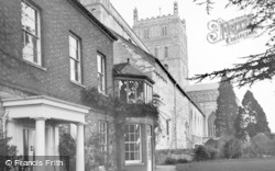 Abbey And Abbey House c.1955, Tewkesbury