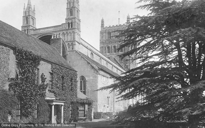 Photo of Tewkesbury, Abbey And Vicarage 1891