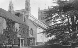 Abbey And Vicarage 1891, Tewkesbury