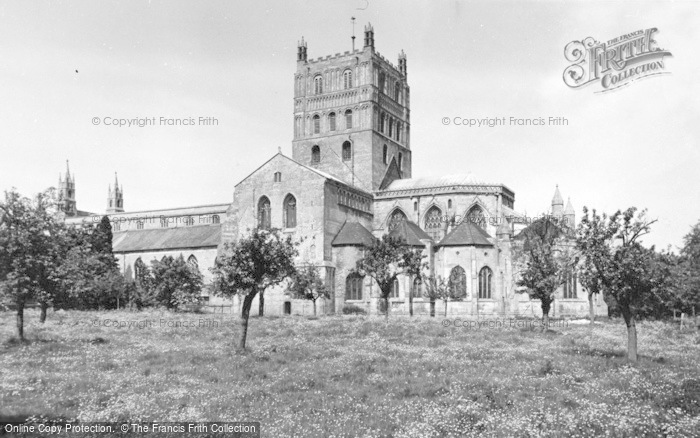 Photo of Tewkesbury, Abbey c.1960