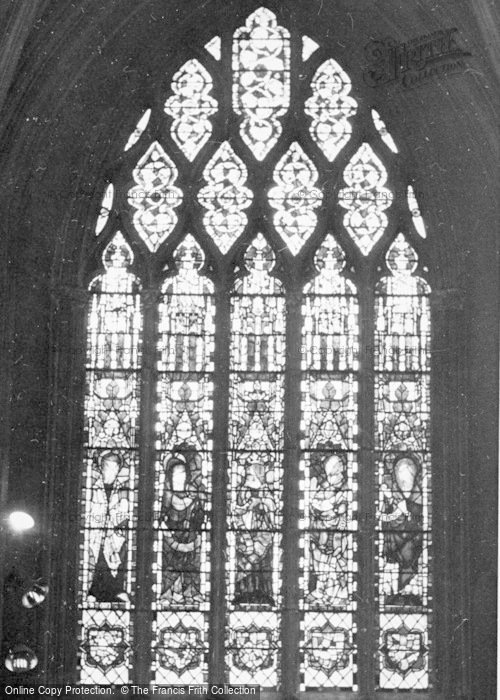 Photo of Tewkesbury, Abbey, Chancel Window c.1960
