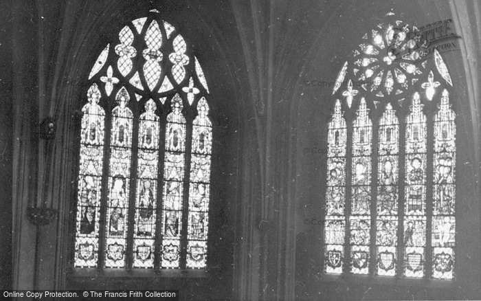 Photo of Tewkesbury, Abbey, Chancel Window c.1960