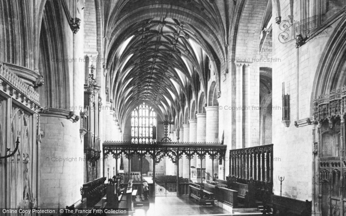 Photo of Tewkesbury, Abbey, Choir 1893
