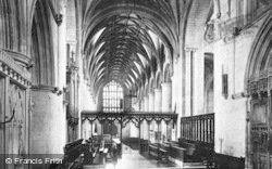Abbey, Choir 1893, Tewkesbury
