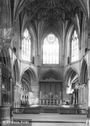 Abbey, Choir 1937, Tewkesbury