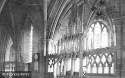 Abbey, Choir Ambulatory c.1869, Tewkesbury