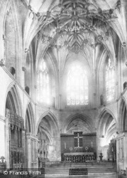 Abbey, Choir East 1891, Tewkesbury