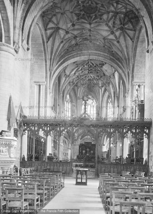 Photo of Tewkesbury, Abbey, Choir Screen 1907