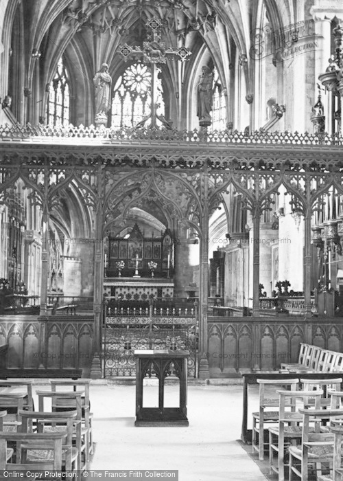 Photo of Tewkesbury, Abbey, Choir Screens 1907