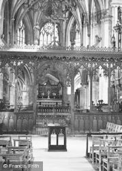 Abbey, Choir Screens 1907, Tewkesbury