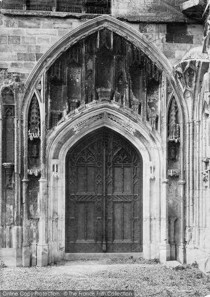 Photo of Tewkesbury, Abbey, Cloister Door 1893