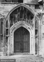 Abbey, Cloister Door 1893, Tewkesbury