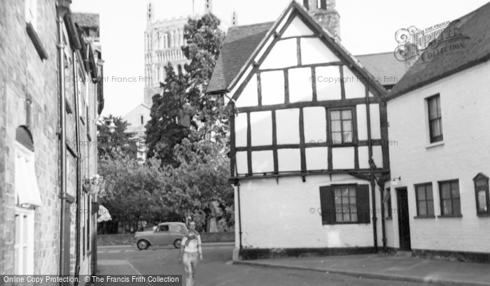 Photo of Tewkesbury, Abbey From Mill Road c.1960