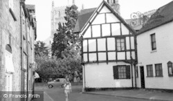 Abbey From Mill Road c.1960, Tewkesbury