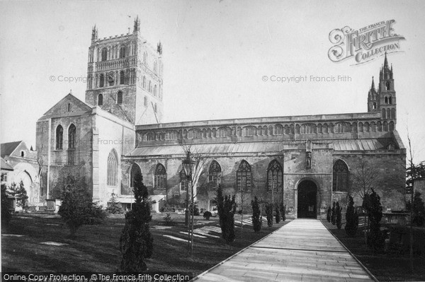 Photo of Tewkesbury, Abbey From The North c.1880