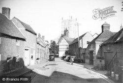 Abbey From The Old Mill c.1955, Tewkesbury