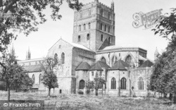 Abbey From The South East c.1960, Tewkesbury
