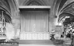 Abbey, High Altar c.1955, Tewkesbury