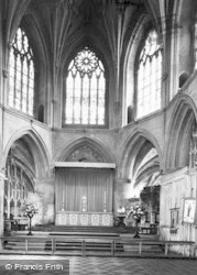 Abbey, High Altar c.1955, Tewkesbury