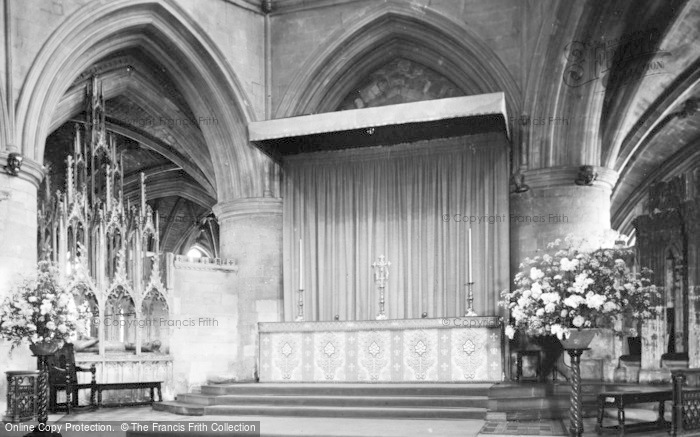 Photo of Tewkesbury, Abbey, High Altar c.1960