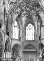 Abbey, High Altar c.1960, Tewkesbury