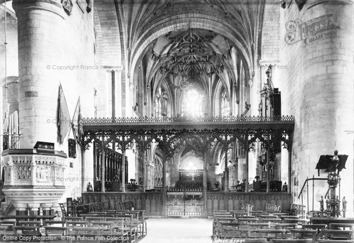 Photo of Tewkesbury, Abbey Interior 1893