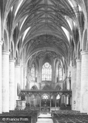 Abbey Interior c.1880, Tewkesbury