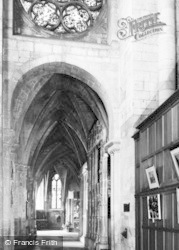 Abbey, Interior c.1960, Tewkesbury