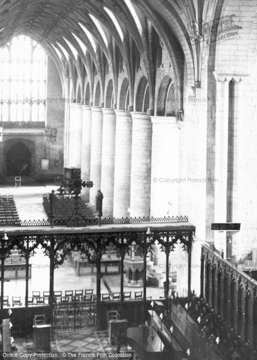 Photo of Tewkesbury, Abbey, Interior c.1960