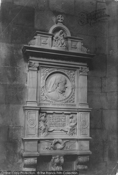 Photo of Tewkesbury, Abbey, Mrs Craik's Memorial 1891