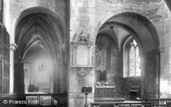 Abbey, Norman Chapel 1937, Tewkesbury