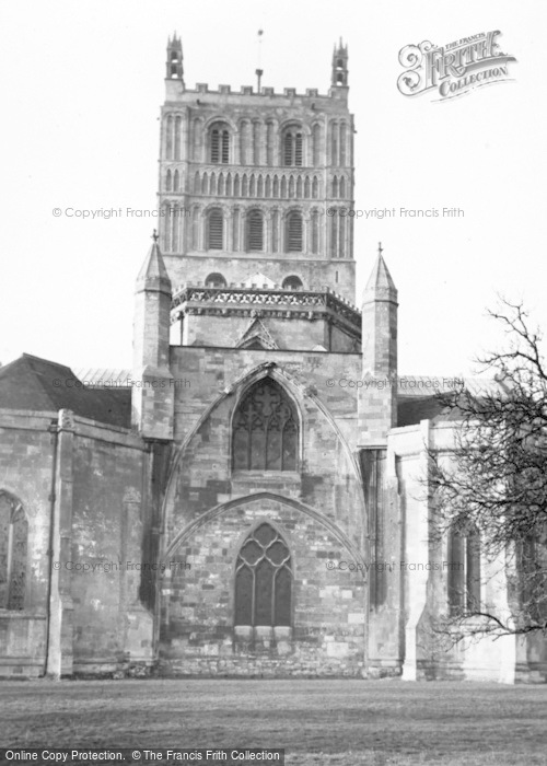 Photo of Tewkesbury, Abbey, Norman Tower c.1955